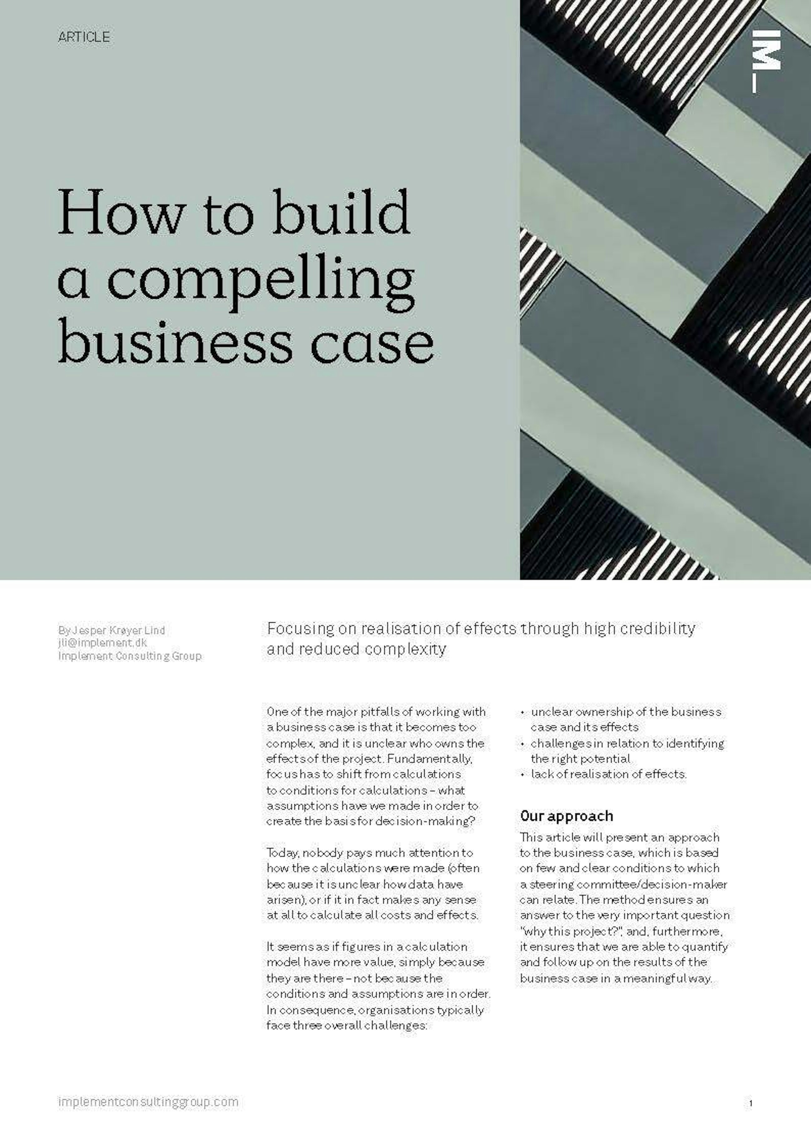 241011 How to build a compelling business case JLI Page 1