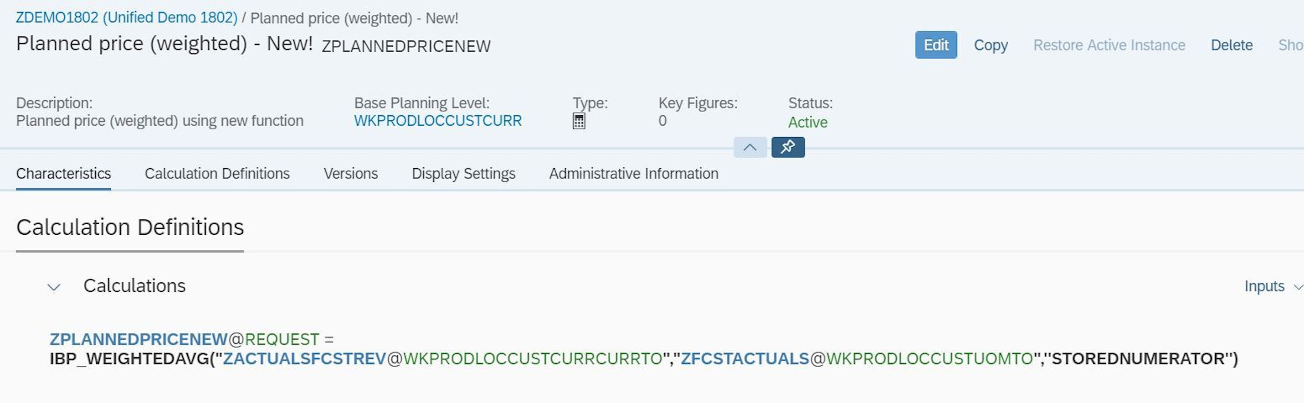 Weighted config