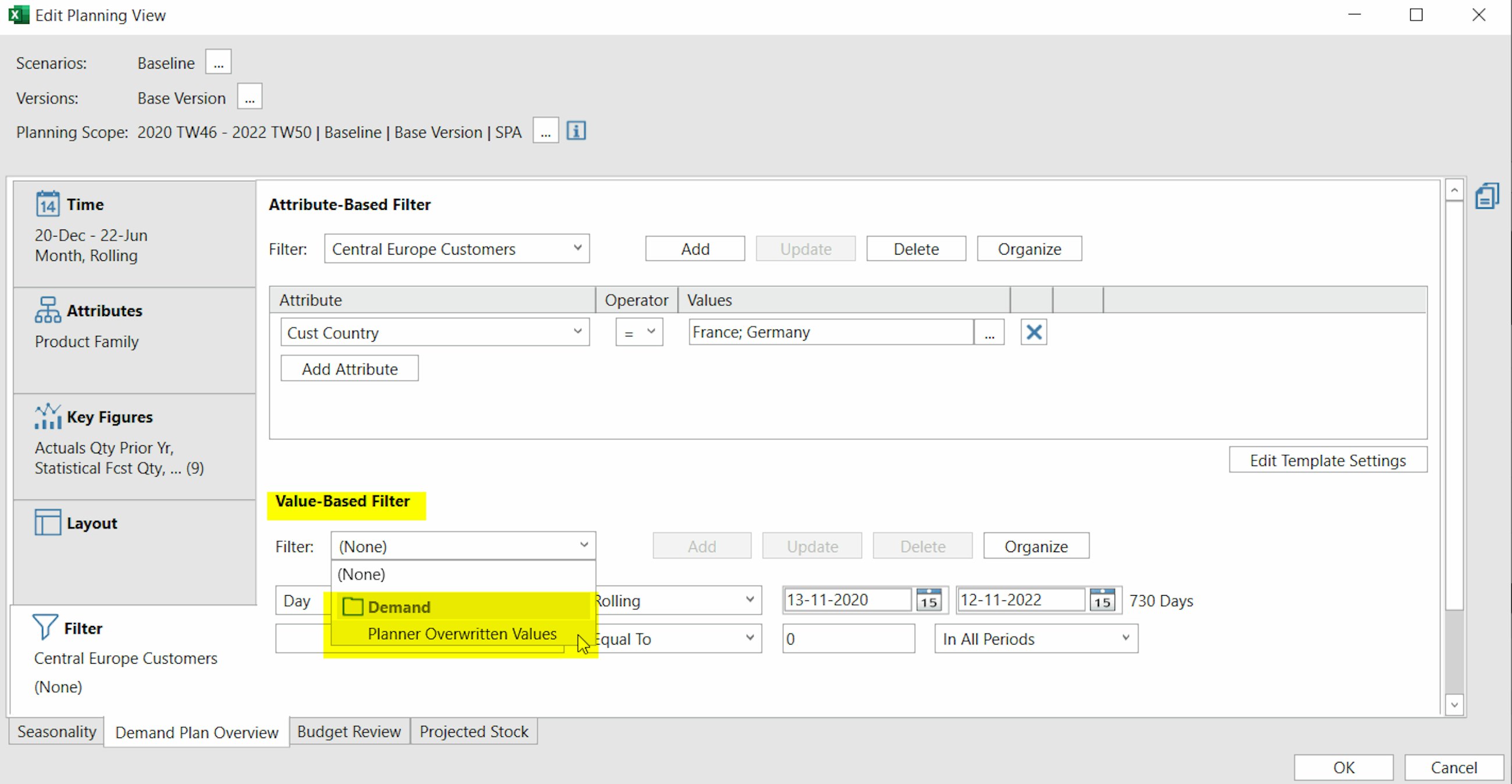 Filter folder value based