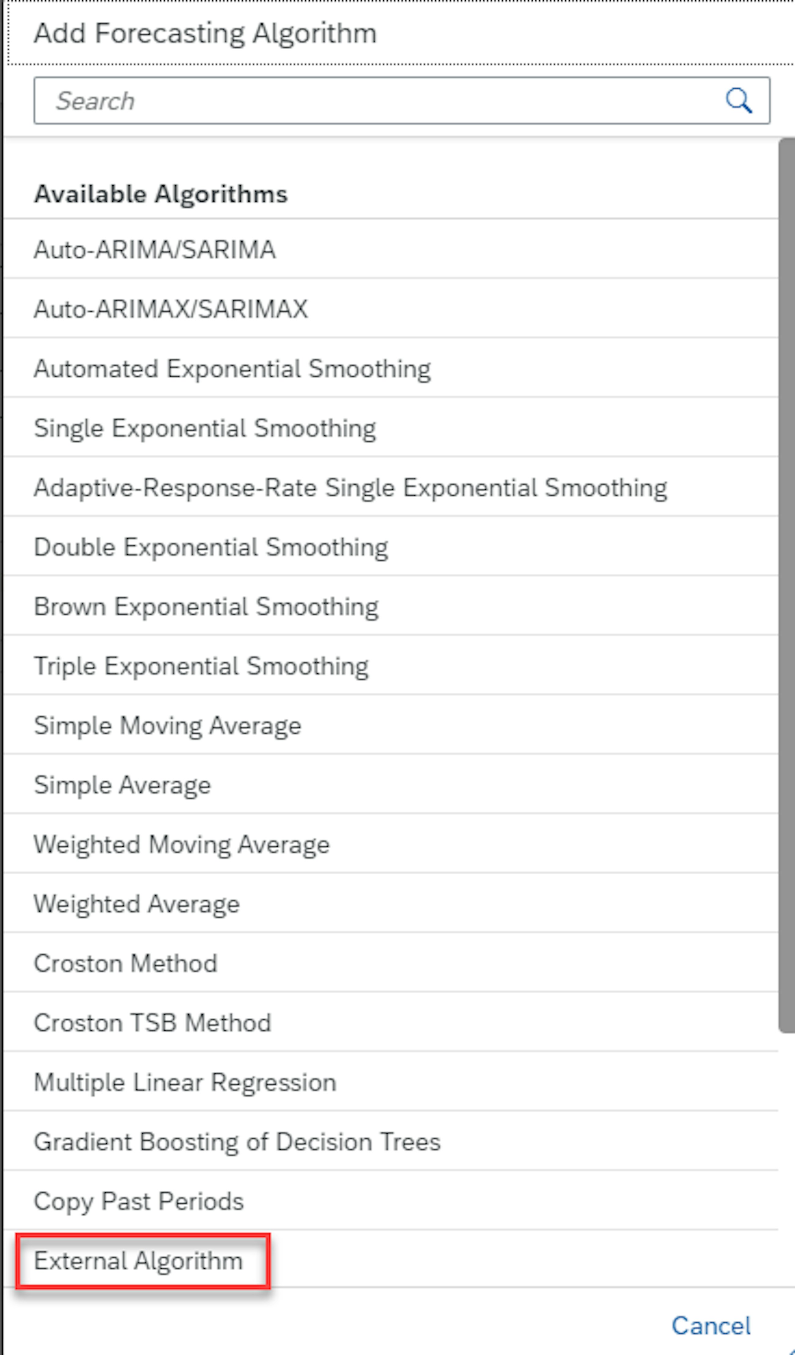 External forecasting 1