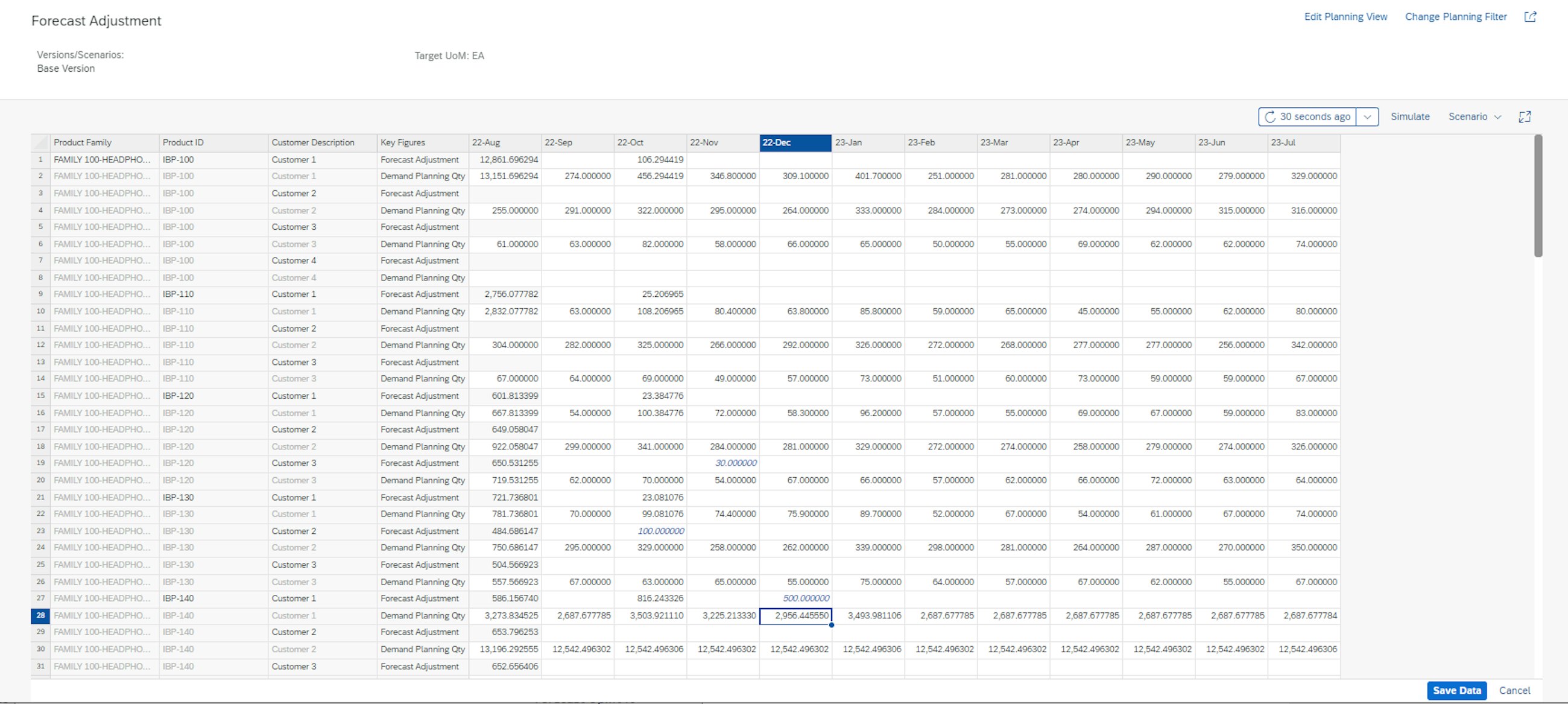 Web based planning 6