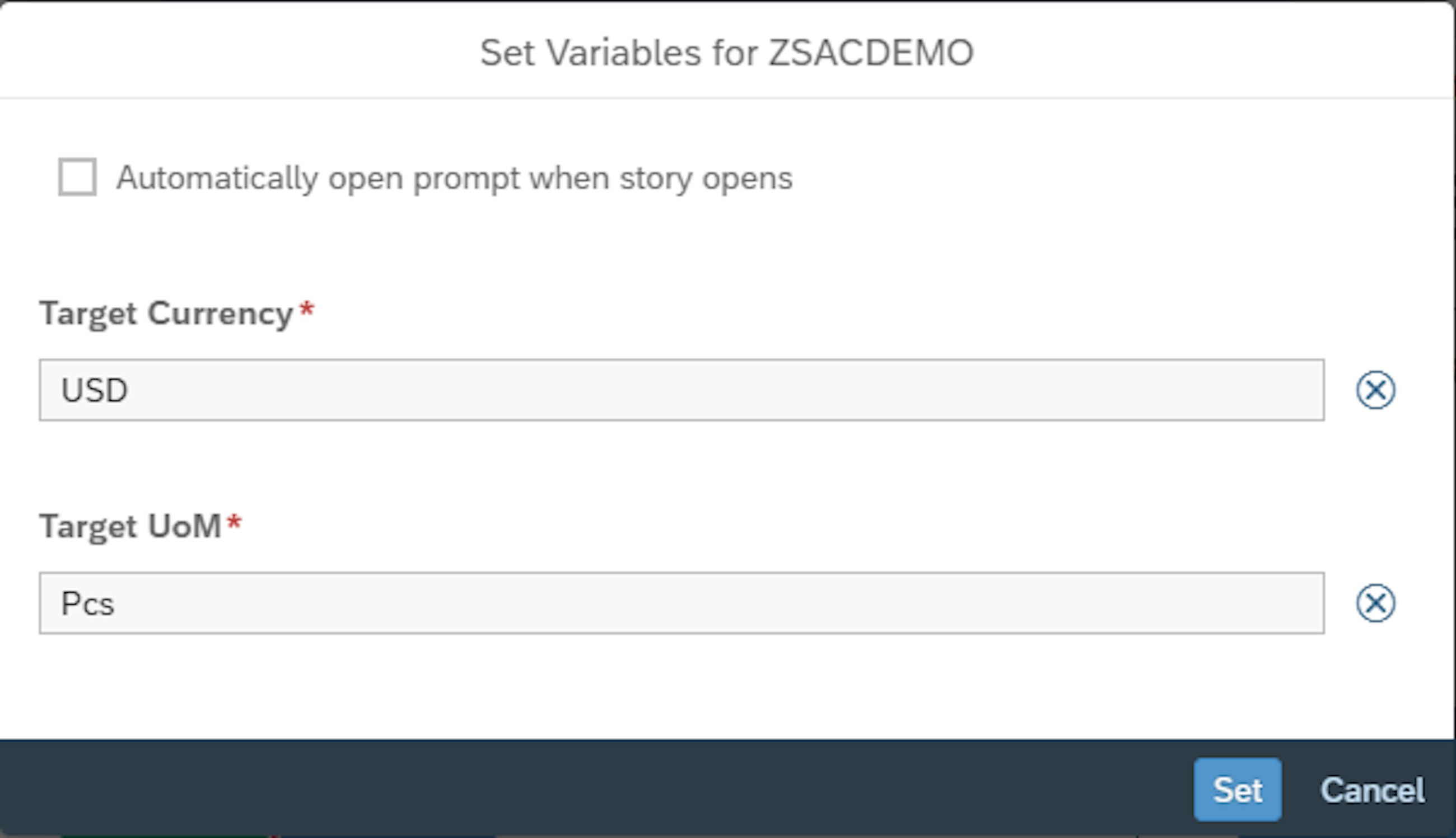 Manage analytics stories blend planning areas 5